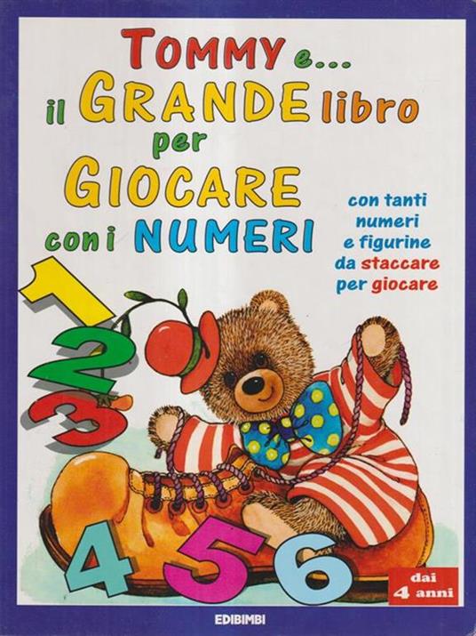 Tommy e... il grande libro per giocare con i numeri - copertina
