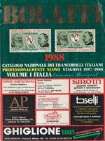 Bolaffi 1988. Catalogo nazionale dei francobolli italiani Vol.1 Italia