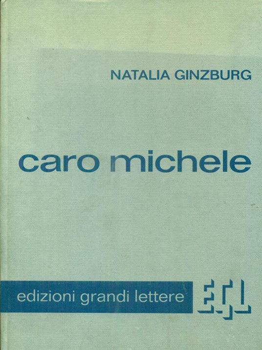 Caro Michele - Natalia Ginzburg - copertina