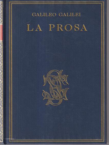 La prosa - Galilei Galileo - copertina