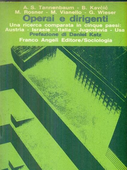 Operai e dirigenti - copertina
