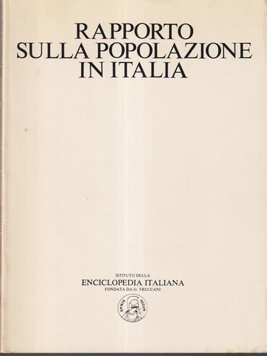 Rapporto sulla popolazione in Italia - copertina
