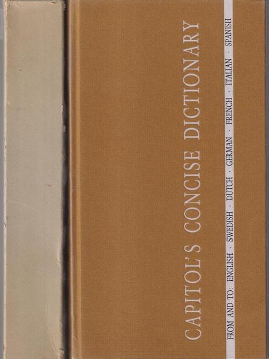Capitol's concise dictionary - copertina
