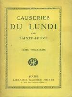 Causeries du Lundi Tome XIII