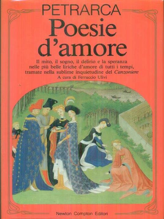 Poesie d'amore - Francesco Petrarca - copertina