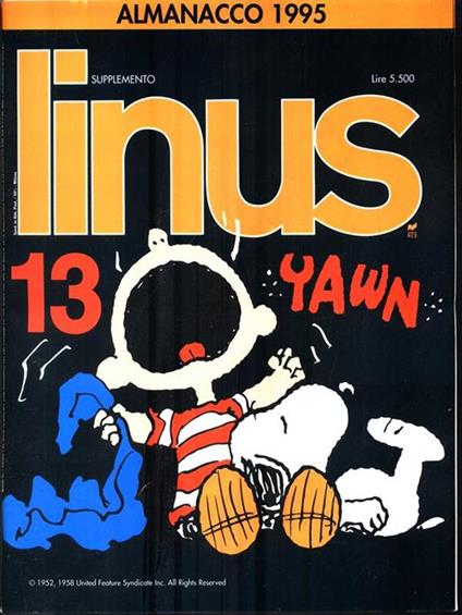 Linus - da n. 1 a n. 9 e almanacco - copertina