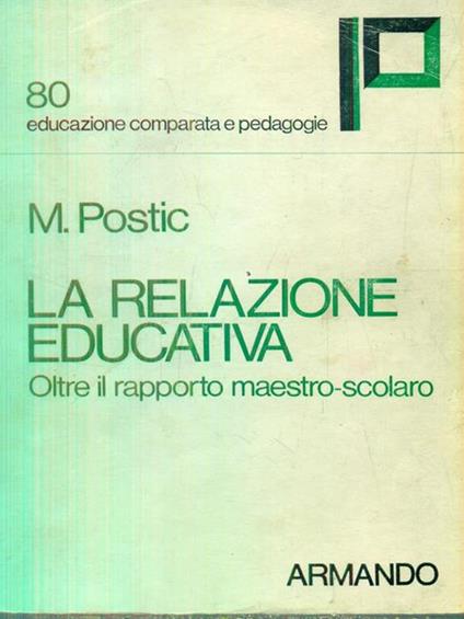 La relazione educativa - copertina