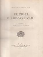 Puerili e abbozzi vari