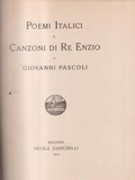 Poemi italici e canzoni di Re Enzio