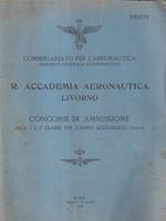 R. Accademia Aronautica Livorno - Concorsi di ammissione