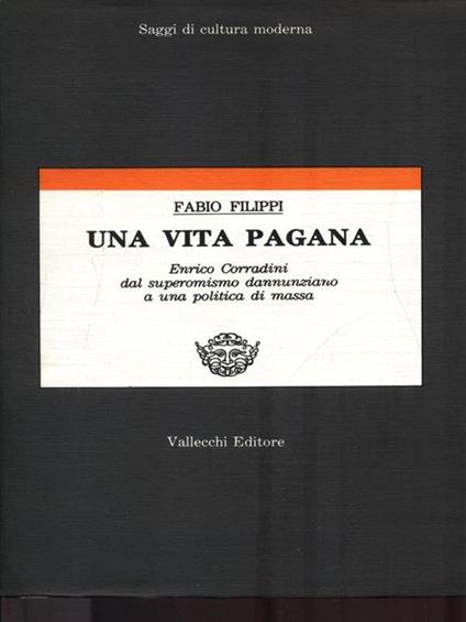 Una vita pagana - Fabio Filippi - copertina