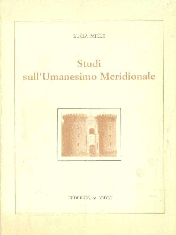 Studi sull'Umanesimo meridionale