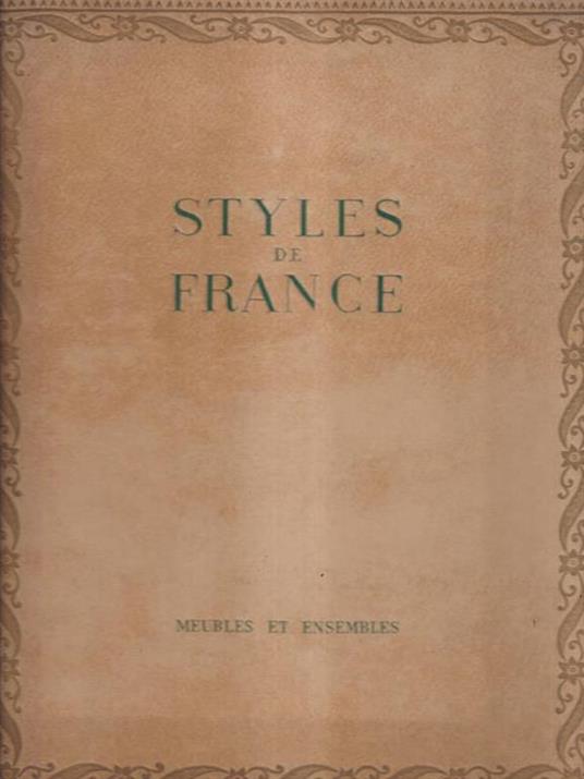 Styles de France - copertina