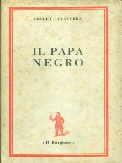 Il papa negro - Emilio Cavaterra - copertina
