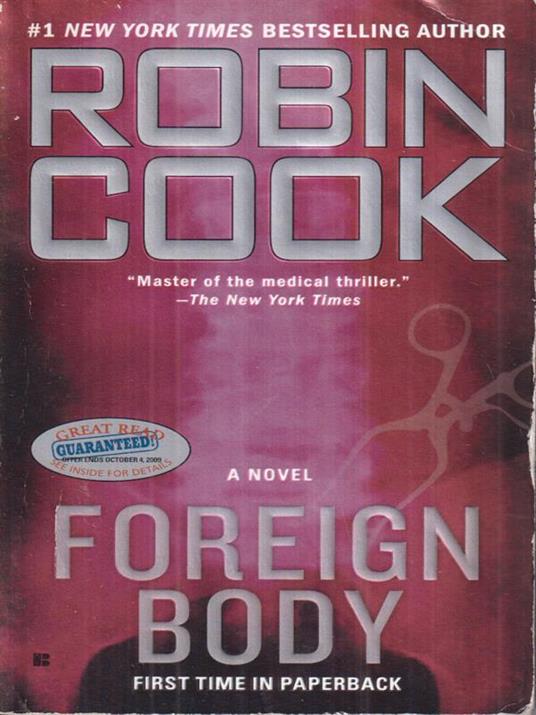 Foreign Body - Robin Cook - copertina
