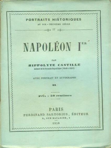 Napoleon I Tomo II - copertina