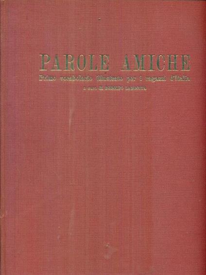 Parole amiche - Rodolfo Lanocita - copertina
