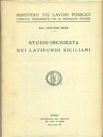 Studio inchiesta sui latifondi siciliani
