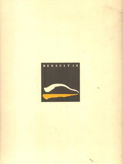 Renault 19 - copertina