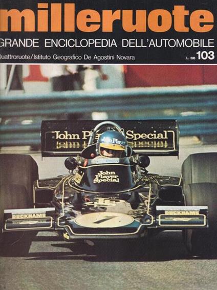 Milleruote n. 103/1974 - copertina