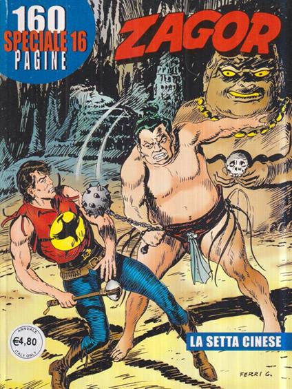 Zagor Special n. 16. La setta cinese - copertina