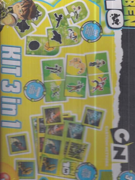 Ben 10. Kit 3 in 1. 3 divertenti giochi educativi - copertina