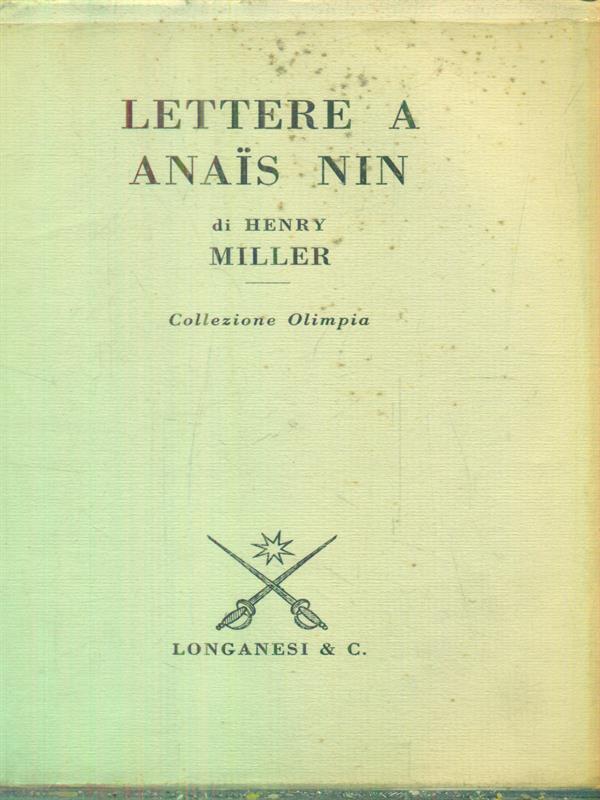 Lettere a Anais Nin