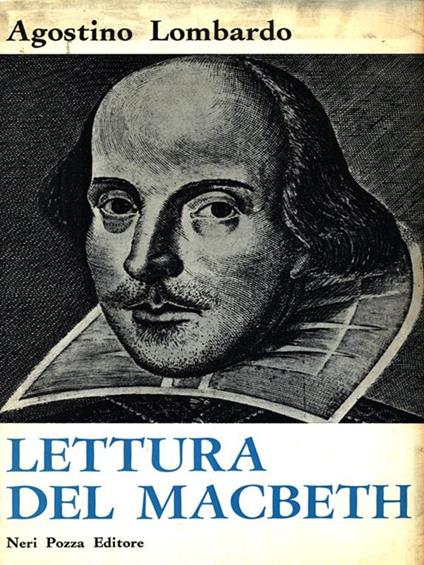 Lettura del Macbeth - Agostino Lombardo - copertina