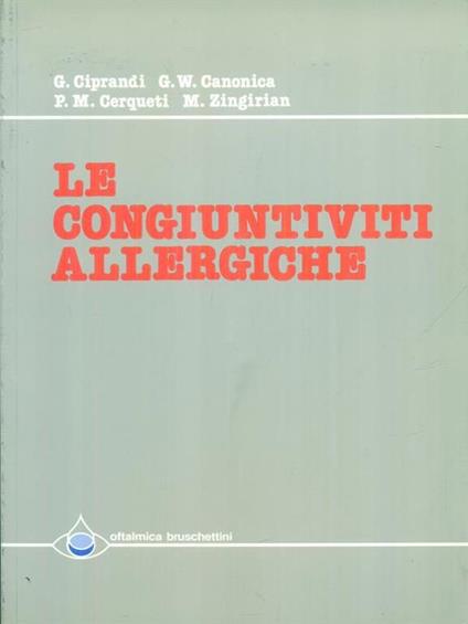 Le congiuntiviti allergiche - copertina