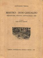 Mastro - Don Gesualdo (1888)