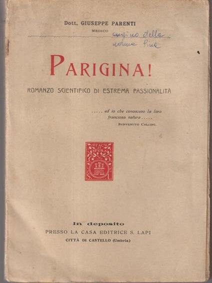 Parigina! - Giuseppe Parenti - copertina