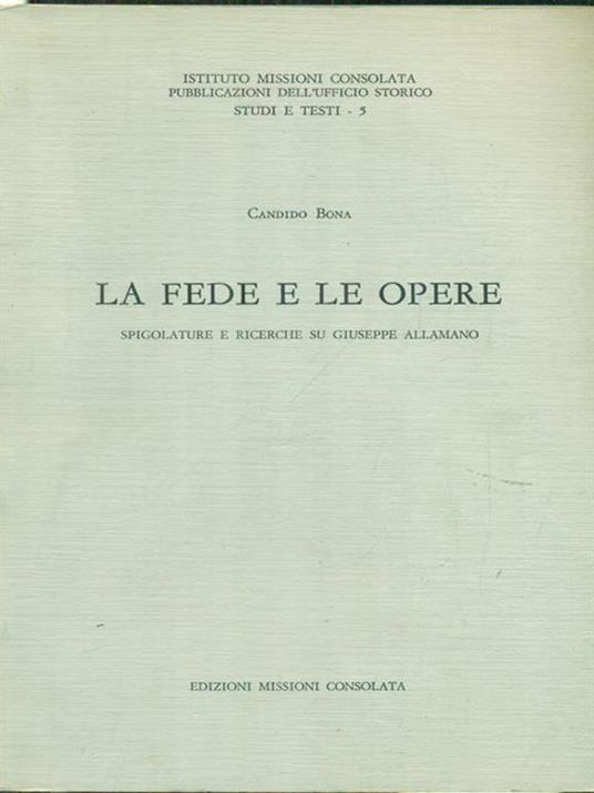 La fede e le opere - copertina