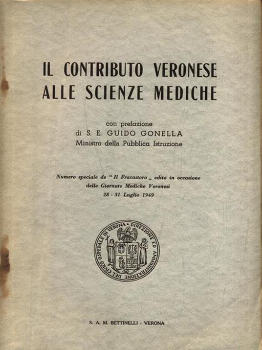 Il contributo veronese alle scienze mediche -   - copertina