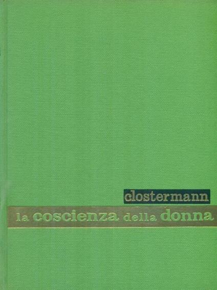 La coscienza della donna - copertina