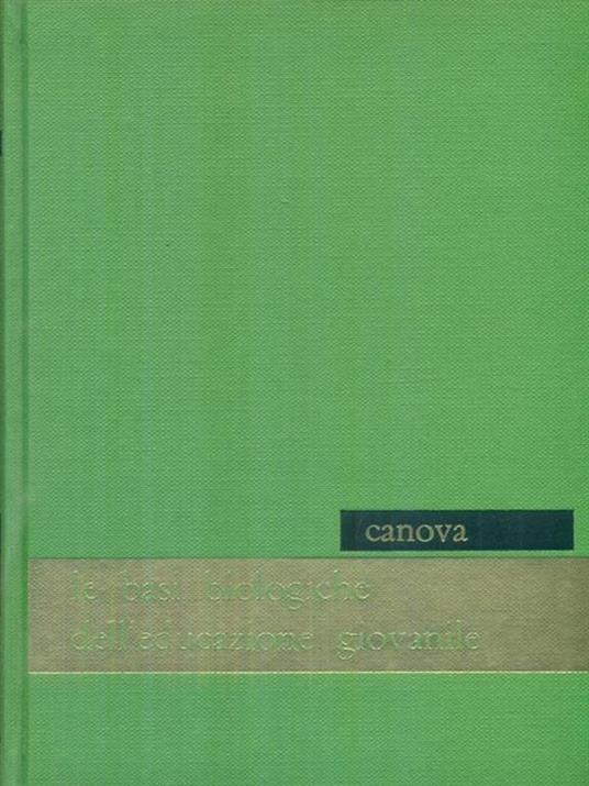 Le basi biologiche dell'educazione giovanile - copertina
