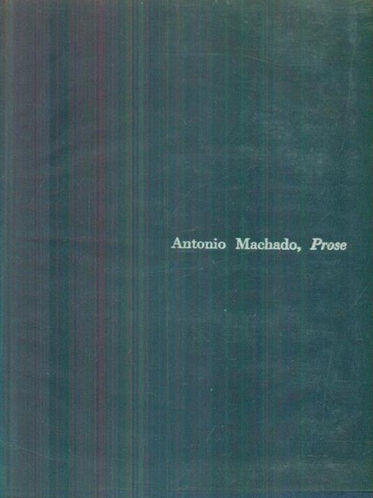 Prose - Antonio Machado - copertina