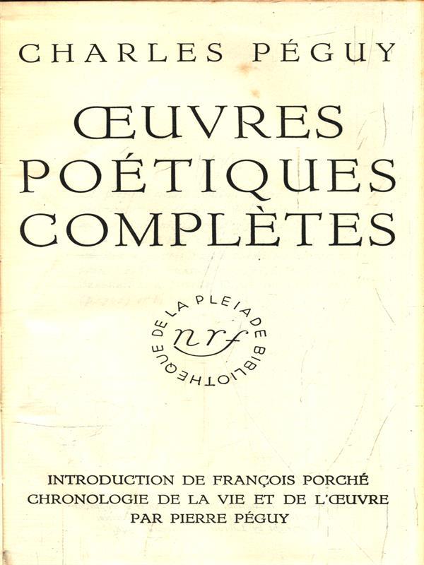   Ouvres poétiques complètes