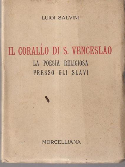Il corallo di S. Venceslao - Luigi Salvini - copertina
