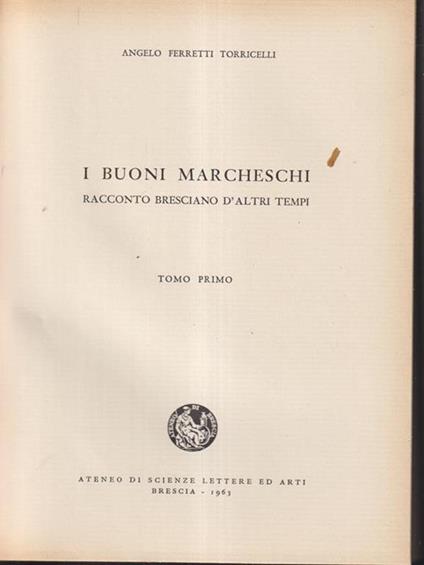 I buoni marcheschi 2 vv - copertina