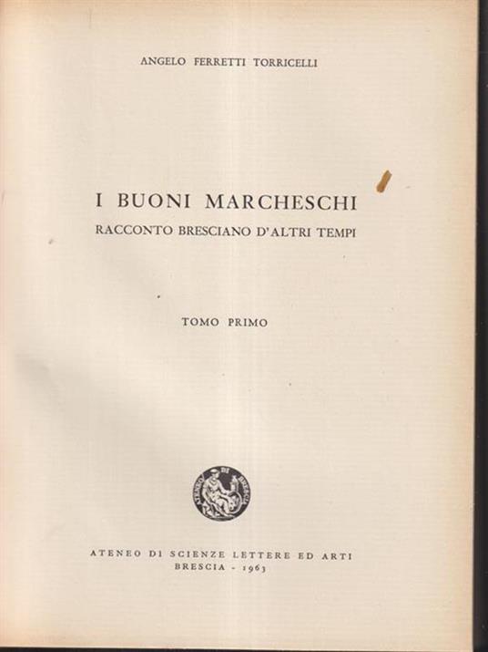 I buoni marcheschi 2 vv - copertina
