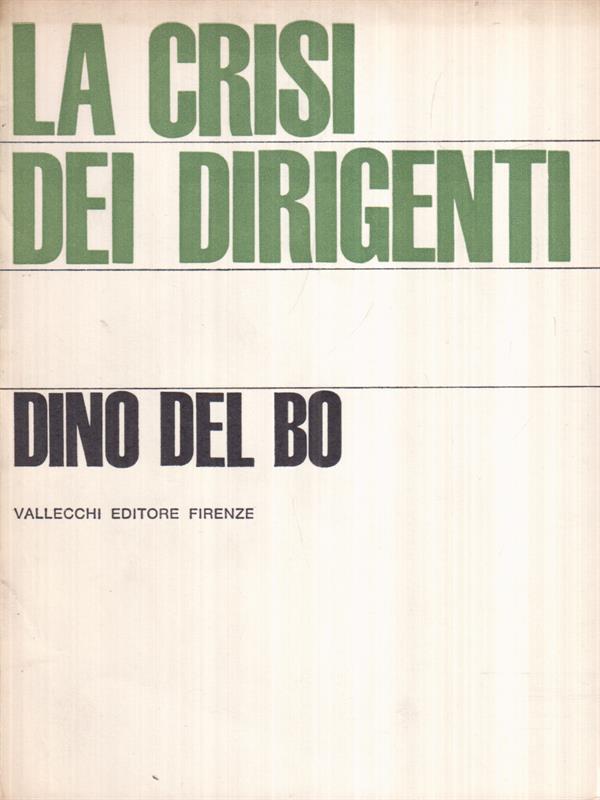 La crisi dei dirigenti