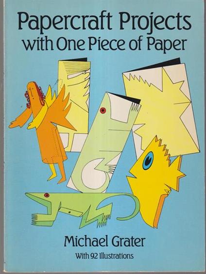   Papercraft projects with one piece of paper - copertina