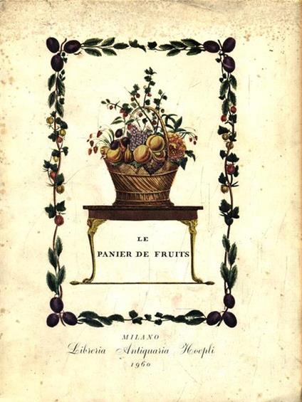 Le panier de fruits -   - copertina