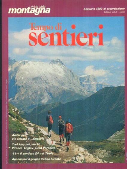 Rivista della montagna: Tempo di sentieri - copertina