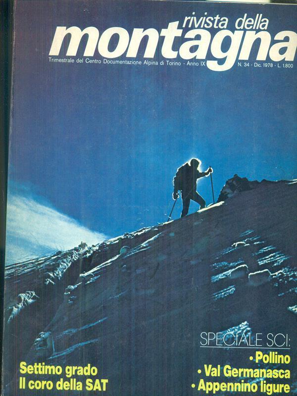   Rivista della montagna n. 32-34/1978