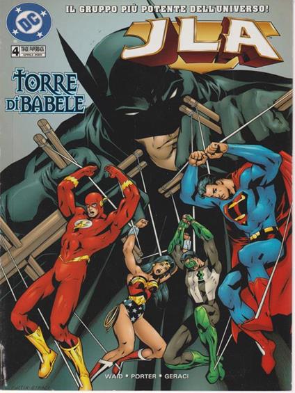JLA tp 4: torre di Babele - copertina