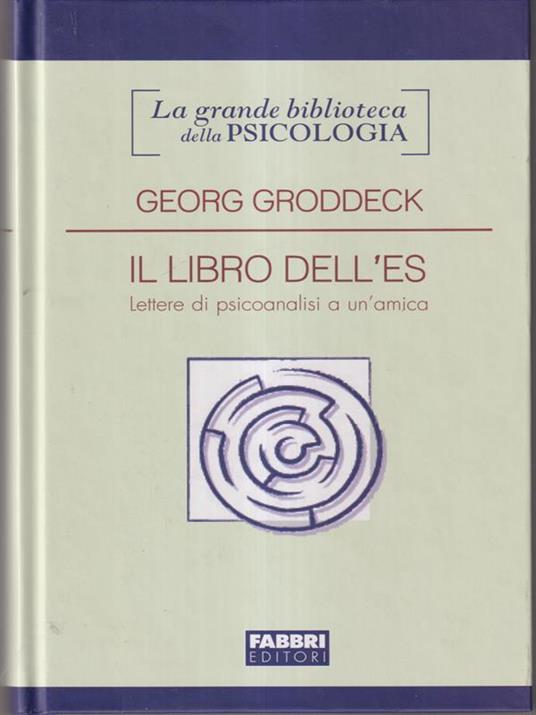 Il libro dell'es - Georg Groddeck - copertina