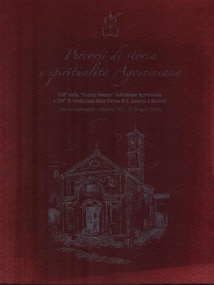 Percorsi di storia e spiritualità Agostiniana - Fiorella Mattioli Carcano - copertina
