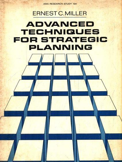 Advanced techniques for strategic planning - C. Millet - copertina