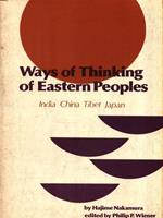 Ways of Thinking of Eastern Peoples. India China Tibet Japan